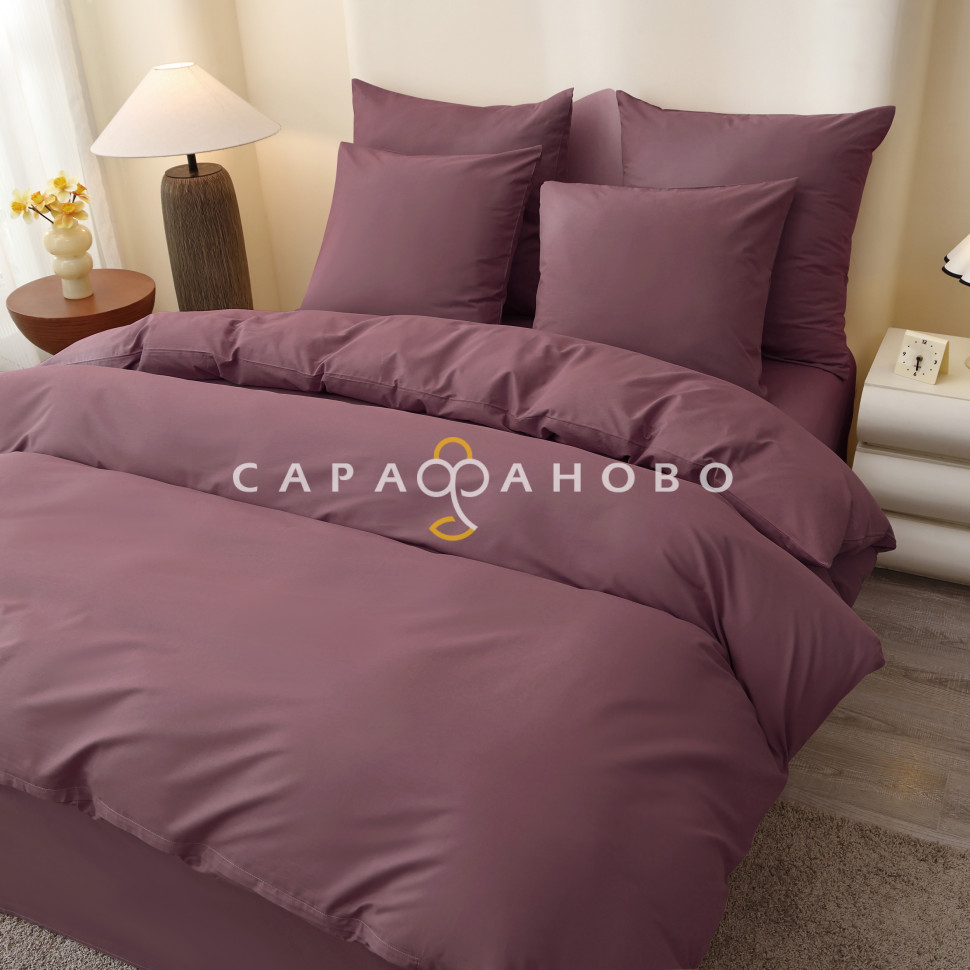 Ткань Поплин 220 см 115 гр однотонный рис Бургундия