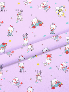 Фланель 90 см 792-6П Веселый спорт