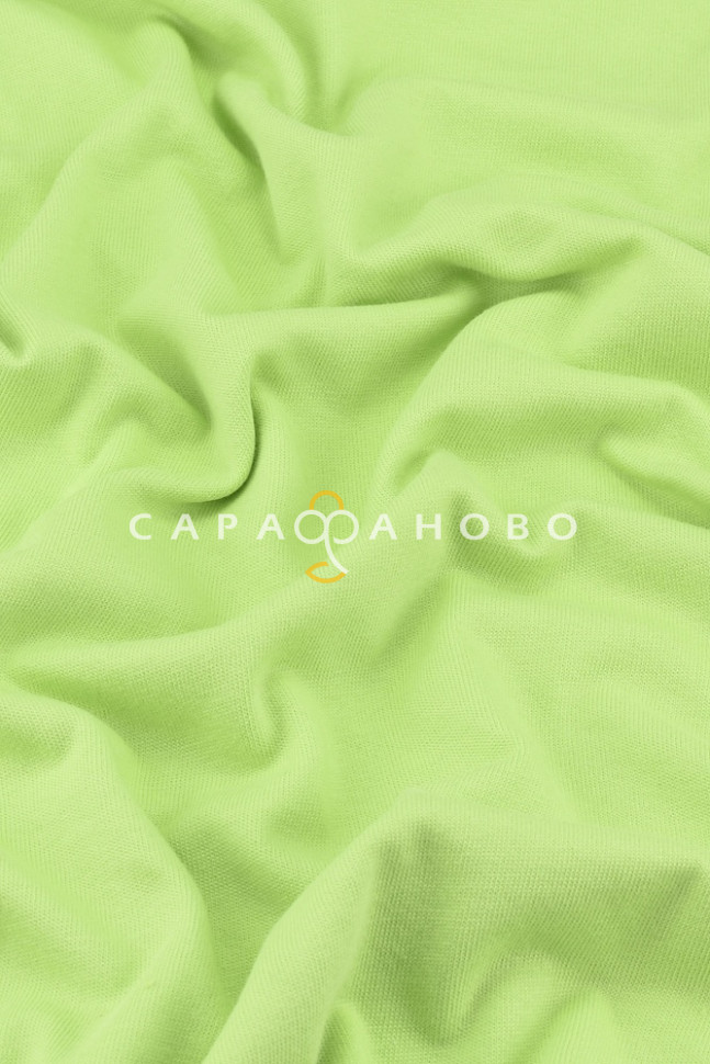 Ткань 30/2 Кмп Пенье Кулирка Рулон Салатовый