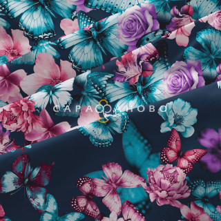 Бязь Премиум 220 см наб рис 72093 вид 1 "Эвредика" 