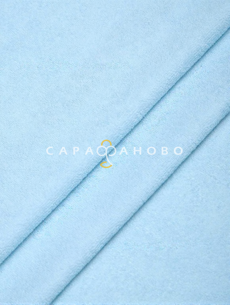 Ткань Махра непромокаемая 210 см 160 гр (Мулетон) 100% пэ Голубой