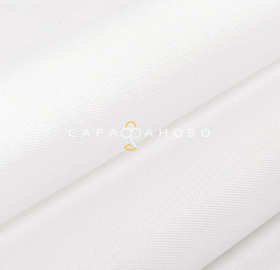 Ткан Оксфорд 600D, PU, 150 см, 210 гр, белый 901