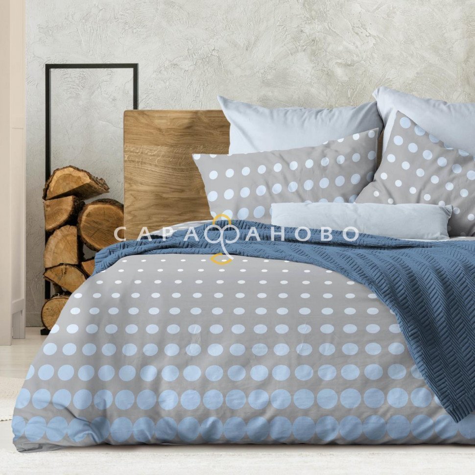 КПБ Wenge 15186-1/15218-2 Dot Grey