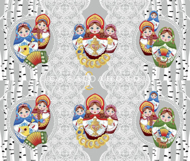 Ткань Рогожка 150 см 170 гр рис марфа 13470-1