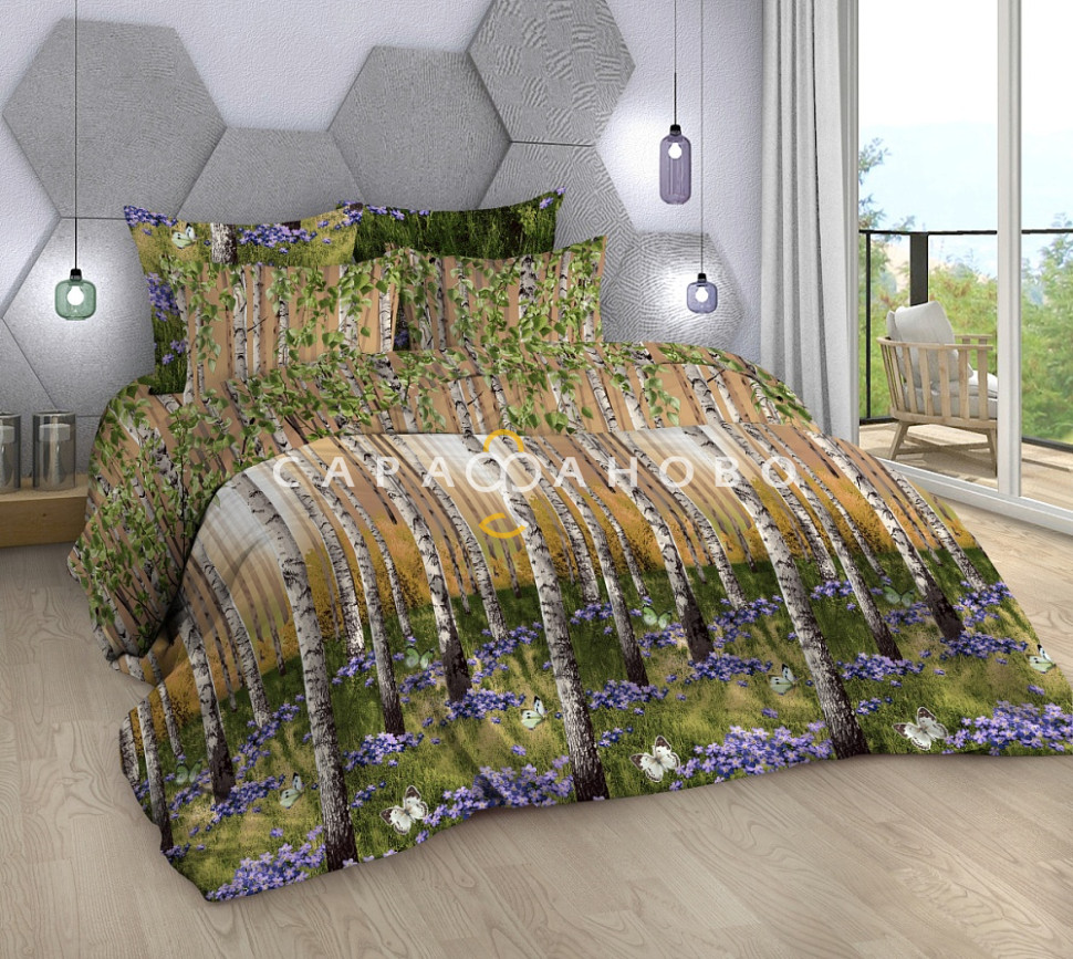 Ткань Бязь 220 см рис. Русь 13425/1