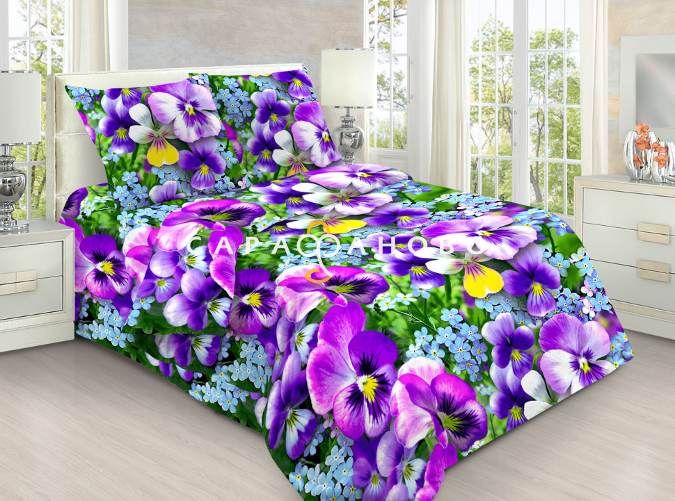 Ткань Поплин 150 см 112 гр рис 1525