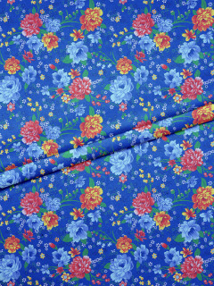 Ткань Фланель 150 см 175 гр 412-3П Грунт Цветы 