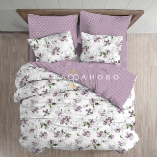 Ткань Поплин наб 220 см 105 гр рис Скарлетт 70970 вид 1