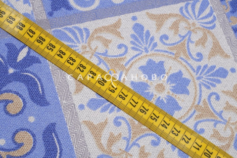 Ткань Рогожка 150 см рис. 12557-1 Сицилия