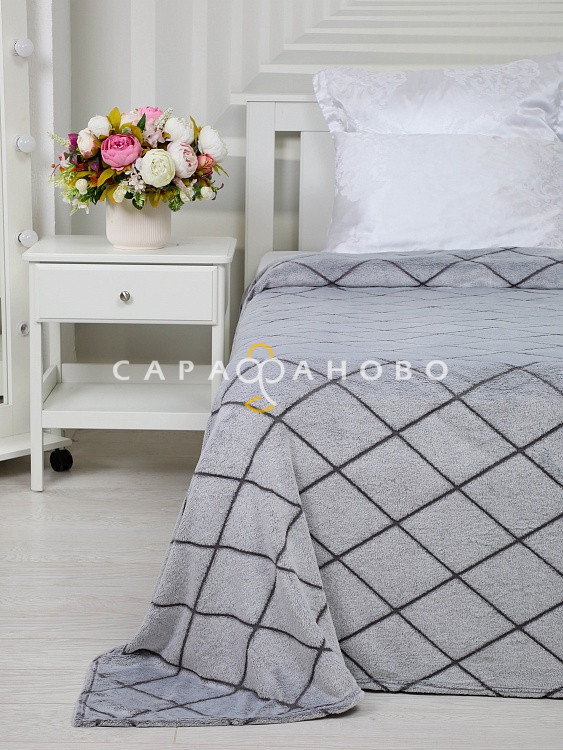 Ткань Велсофт наб. 200 см 260гр Бамбук 2217-7