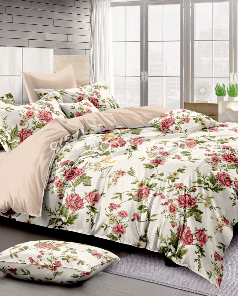 Ткань Сатин Твил набивной 235 см. 115гр. А+В рис.36