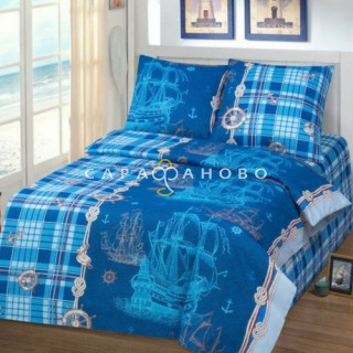 Ткань Бязь 150 см "Бригантина" рис 11062-1