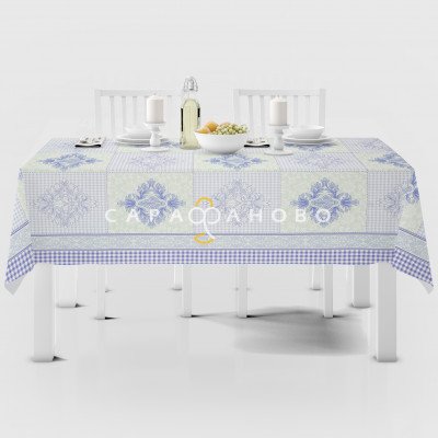 Ткань Рогожка 150 см рис. 30095/2 Дамаск