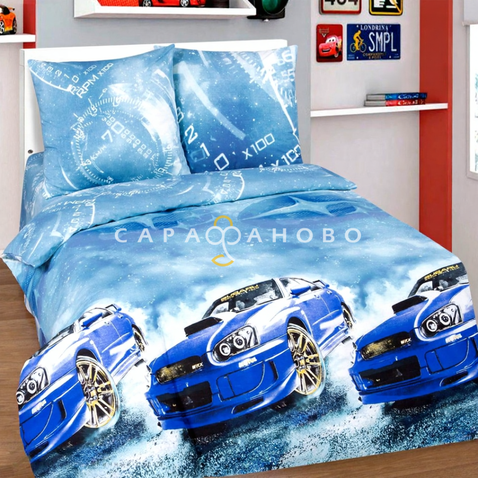 Ткань Поплин 220 см 115 гр рис Форсаж арт. 10707-1