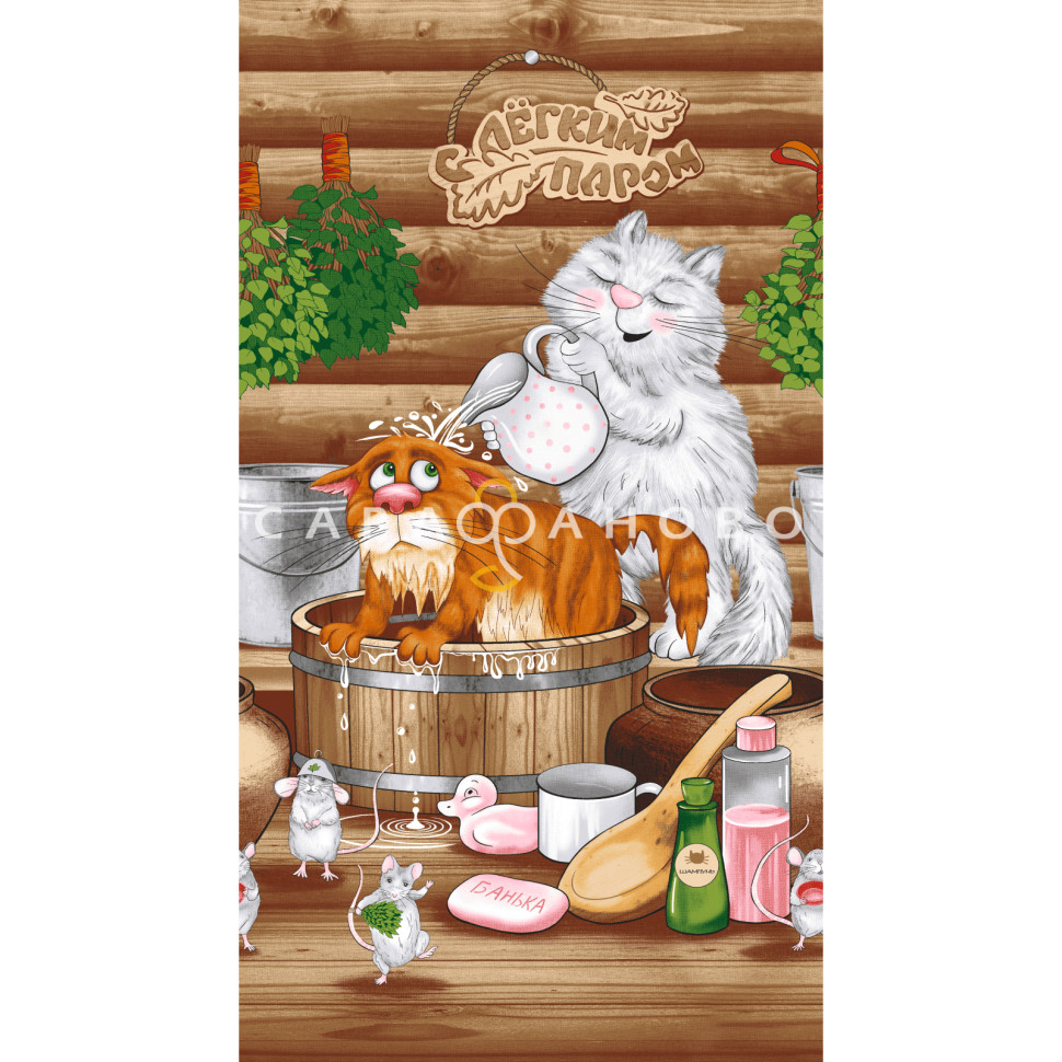 Ткань Вафельное полотно 150 см 150 гр рис 29343 вид 1