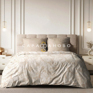 Ткань Перкаль 220 см набивной арт 239 "Тейково" рис 72253 вид 1 "Золотой листопад"