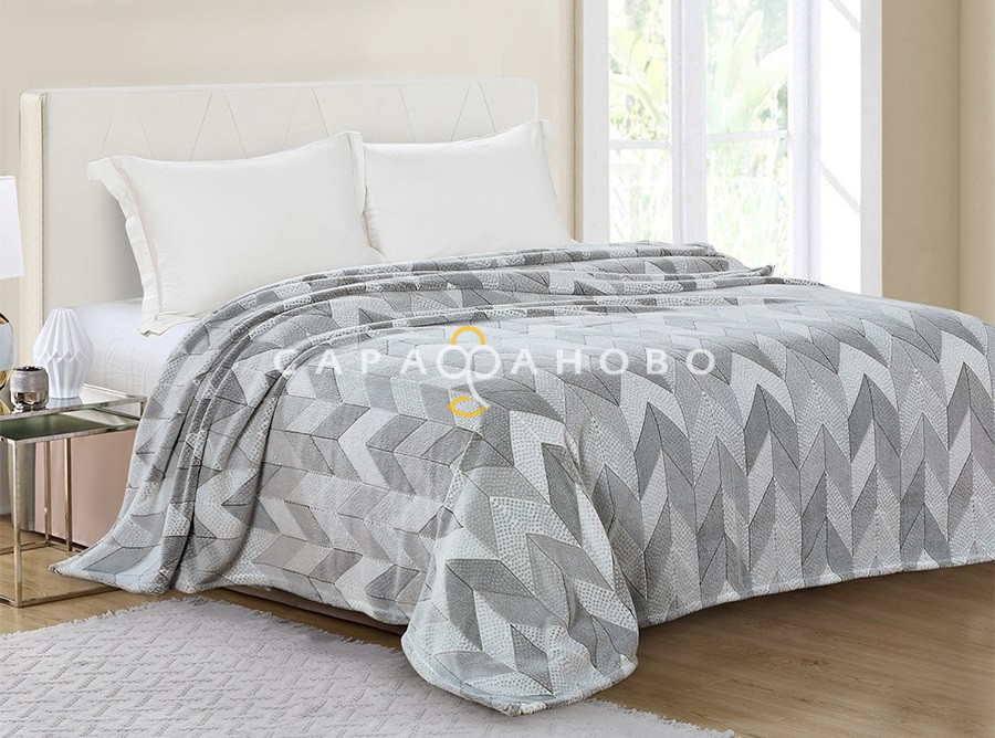 Ткань Велсофт наб. 200 см 260гр Бамбук 2322-2