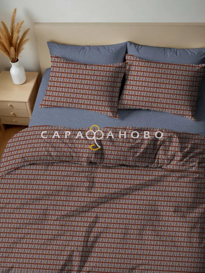 Ткань Перкаль 220 см 110 гр рис Дюна 71132/2