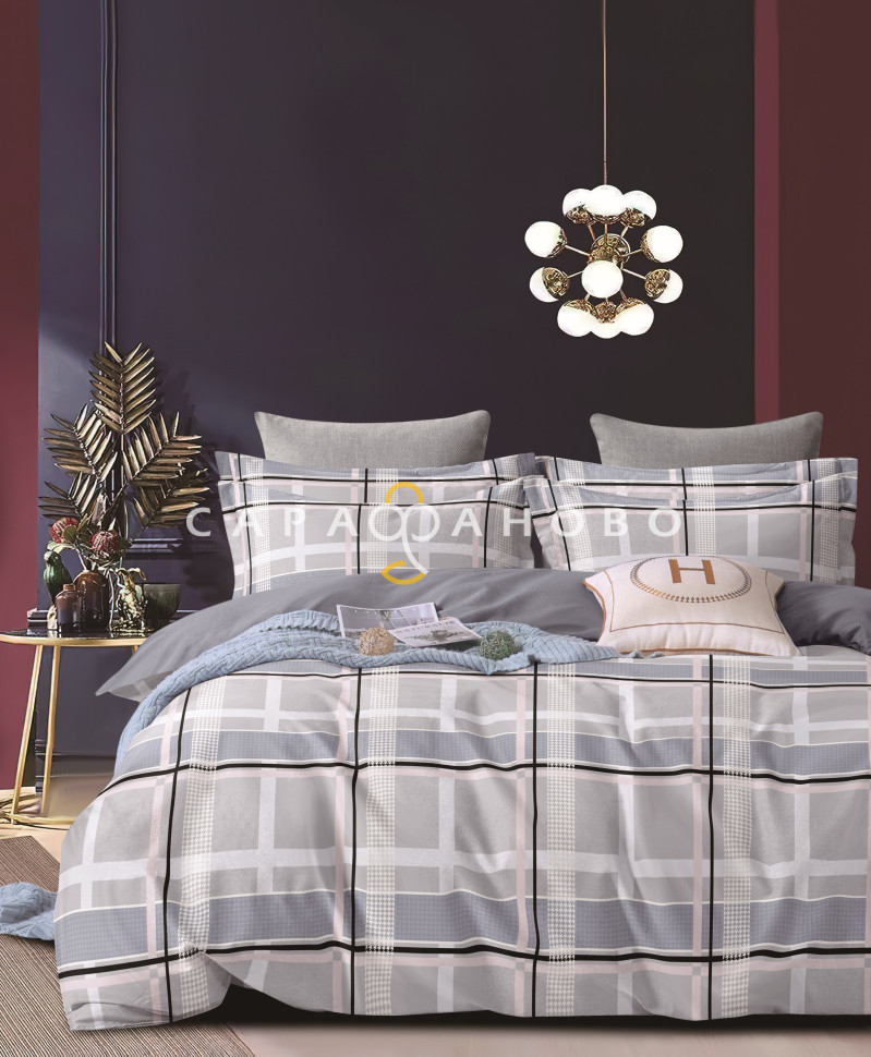 Ткань Сатин Твил набивной 235 см. 115гр. В рис. 154