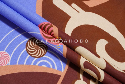Ткань бязь 220 см Шоколад (543-1) (Традиции Текстиля)