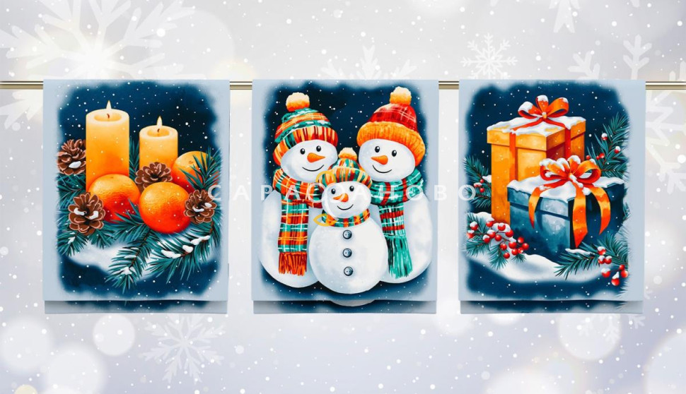 Ткань Вафельное полотно 150 см 150 гр рис 29396 вид 1