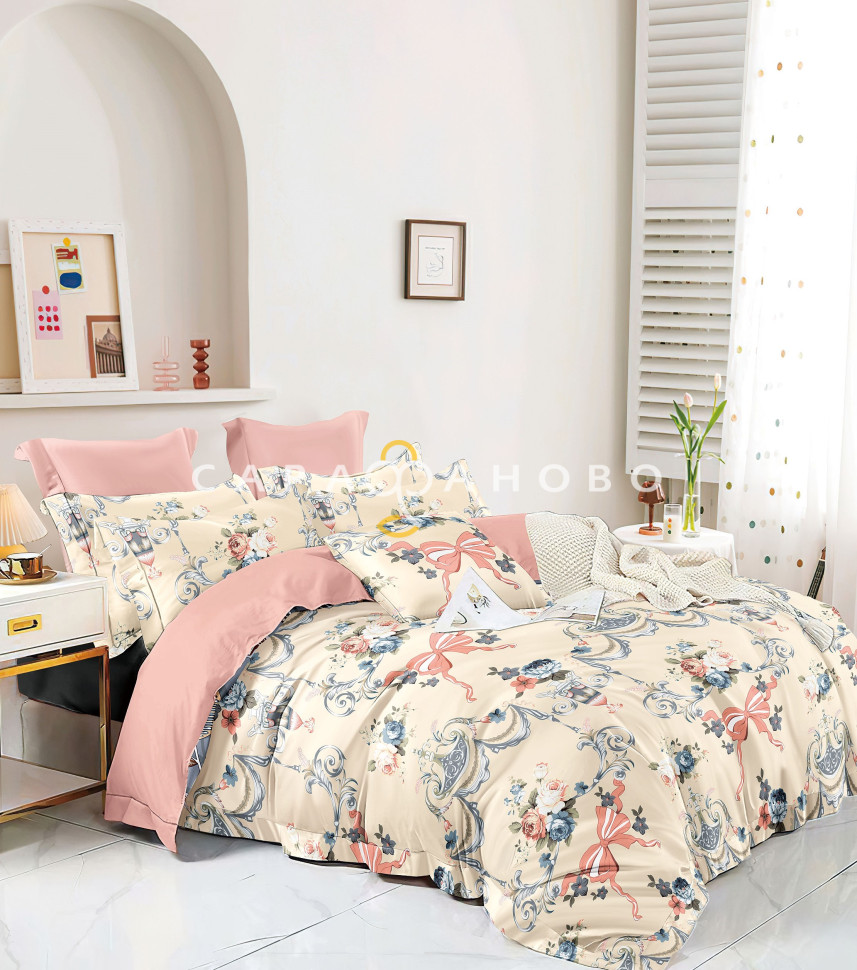 Ткань Сатин Твил набивной 235 см. 115гр. А+В рис.33