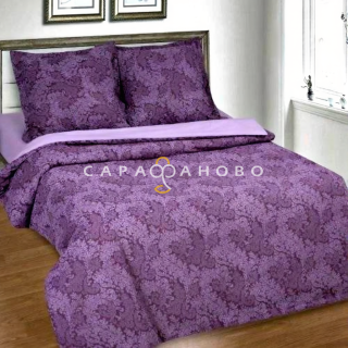 Ткань поплин 220 см "Вирджиния(фиолетовый)" рис 11572-1