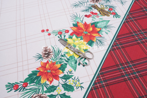 Ткань Рогожка 150 см 170 гр рис 500014/1 Холли три полотенца 