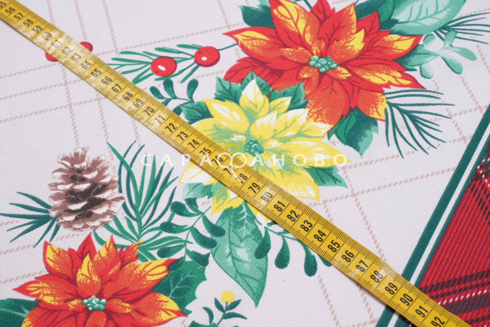 Ткань Рогожка 150 см 170 гр рис 500014/1 Холли три полотенца