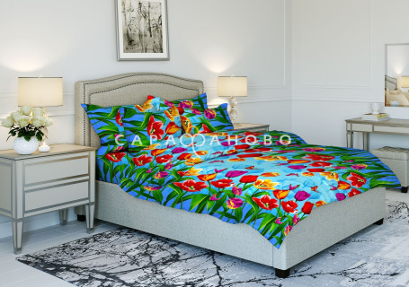 Ткань Бязь 150 см рис.  3930-2 "Голландия!