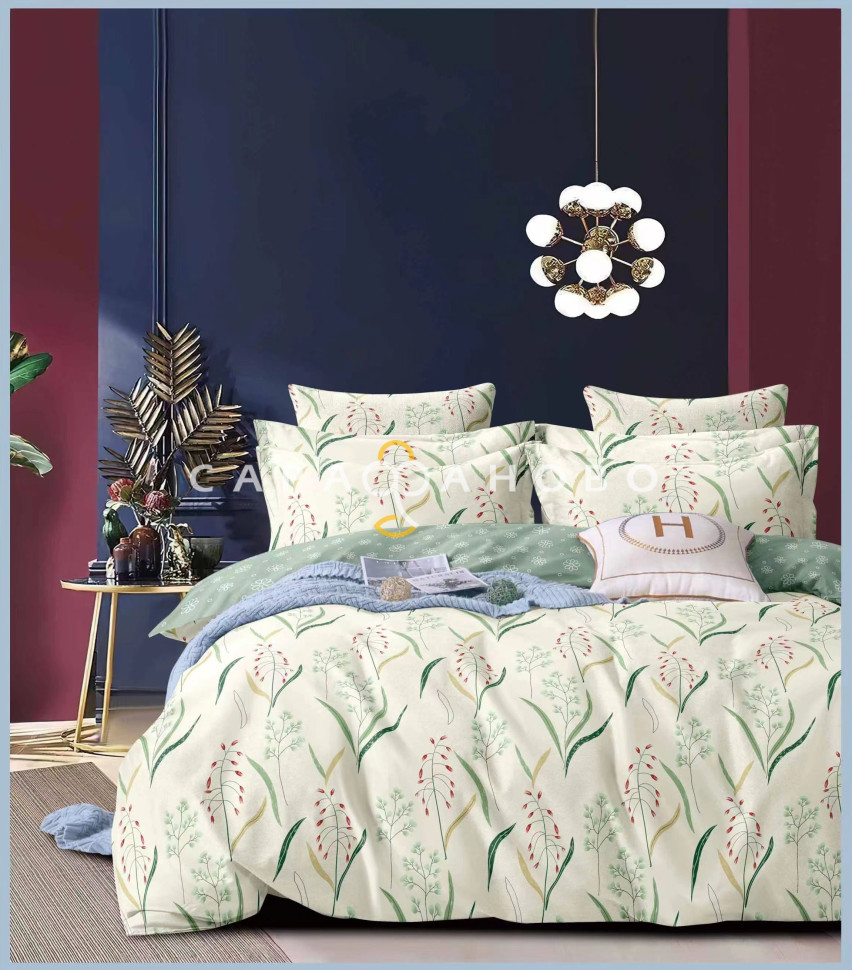 Ткань Сатин Твил набивной 235 см. 115гр. В рис. 156