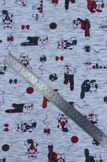 Ткань 30/1 Карде Кулирка Реактив Рулон rs-060008 v1