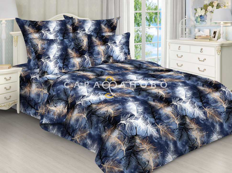 Ткань Бязь 220 см 120 гр рис 3017/1