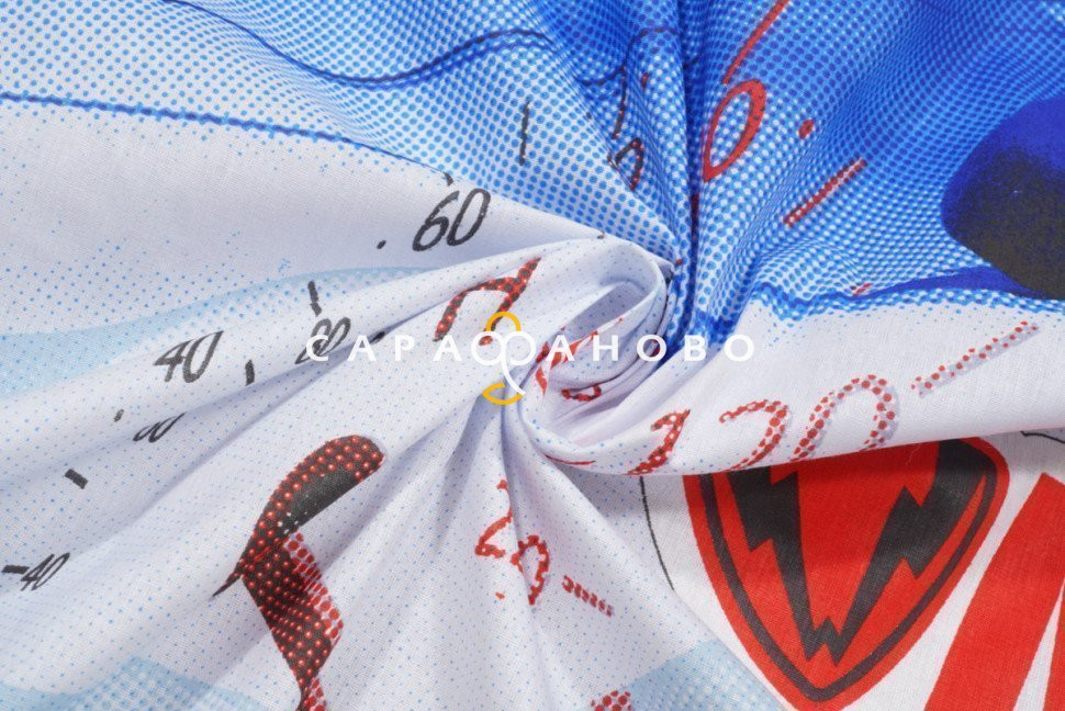 Бязь набивная 150 см 120 гр рис 1613