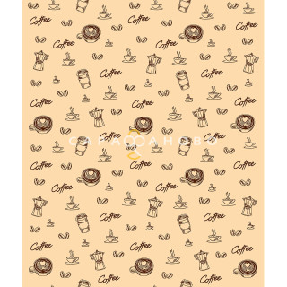 Ткань Полотно вафельное 50 см рис 29499 вид 1 "Кофе-брейк" 