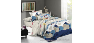 Ткань Бязь 220 см 120 гр Акварель рис 022 (87)