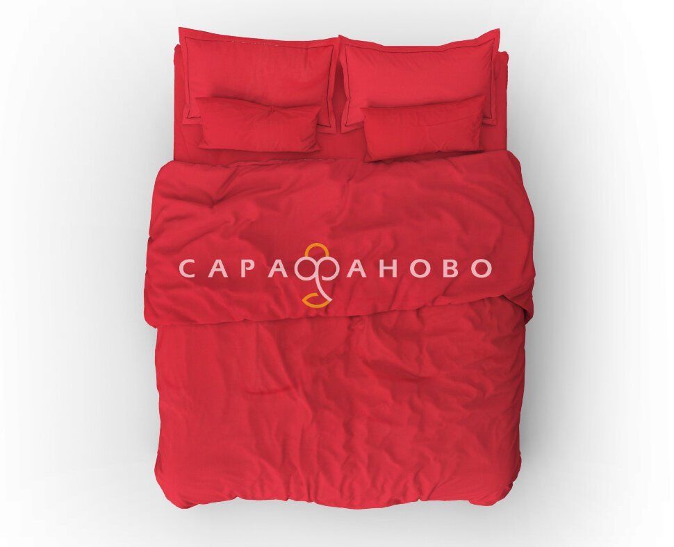 Ткань Бязь 150 см 120 гр рис. Красный вид 7