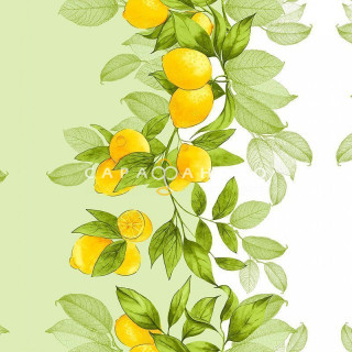 Ткань Полотно вафельное 50 см "Лимон" рис 31023 вид 1