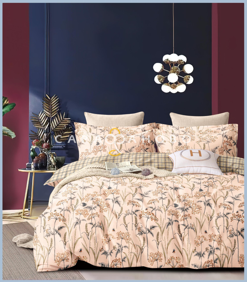 Ткань Сатин Твил набивной 235 см. 115гр. В рис. 157