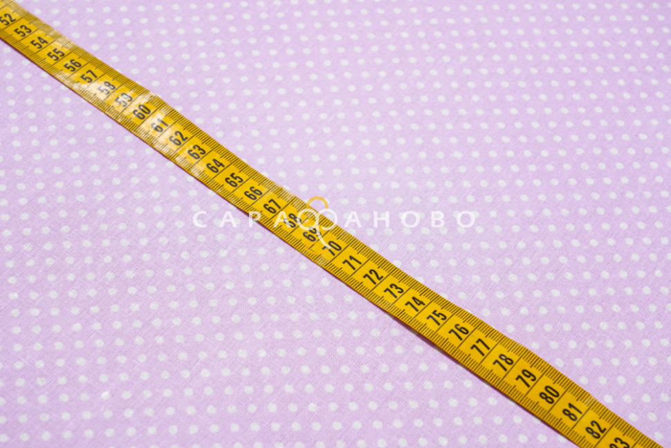Ткань Бязь 150 см 120 гр Мелкий горошек 1590-6