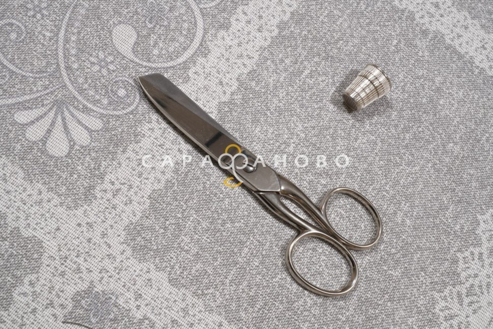 Ткань Рогожка 150 см рис. 30091/1 Кружево