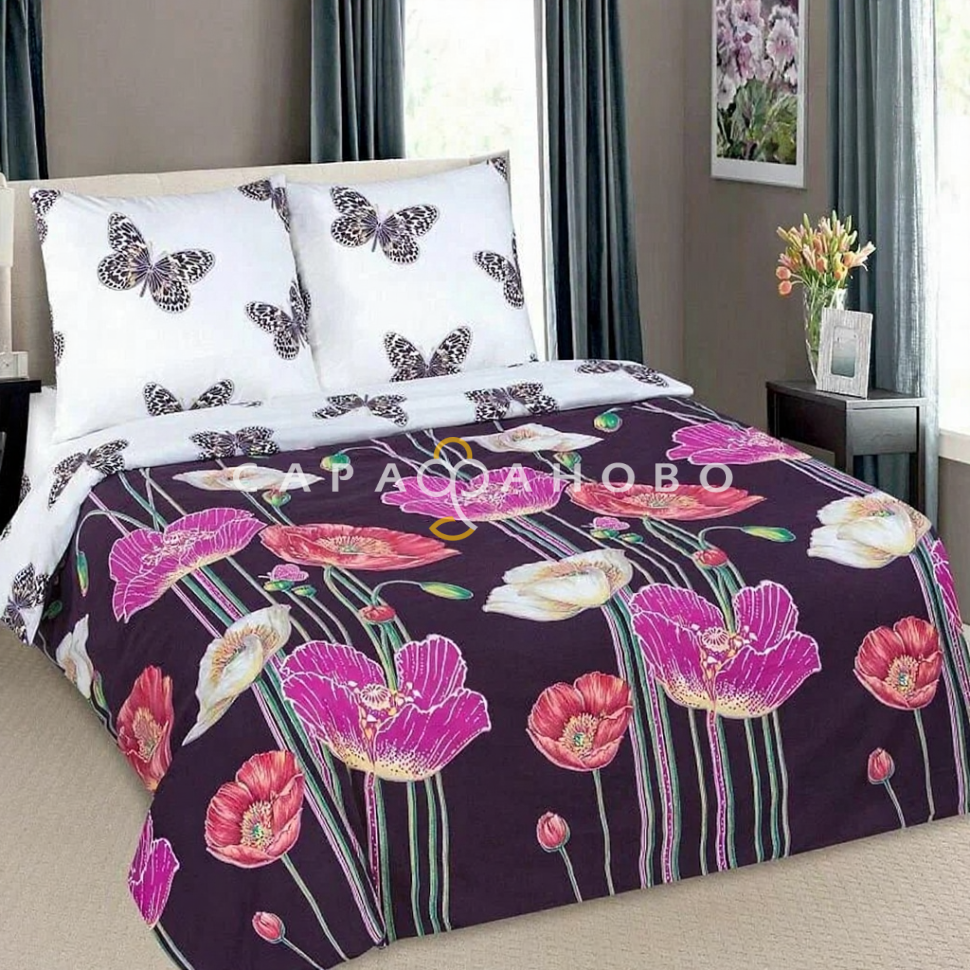 Ткань поплин 220 см рис. Комильфо Комп. арт. 10401-1