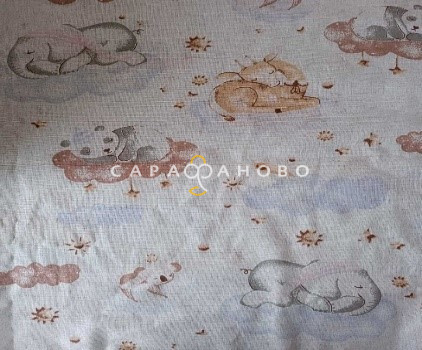 Ткань Ситец 150 см 75 гр Спокойной ночи