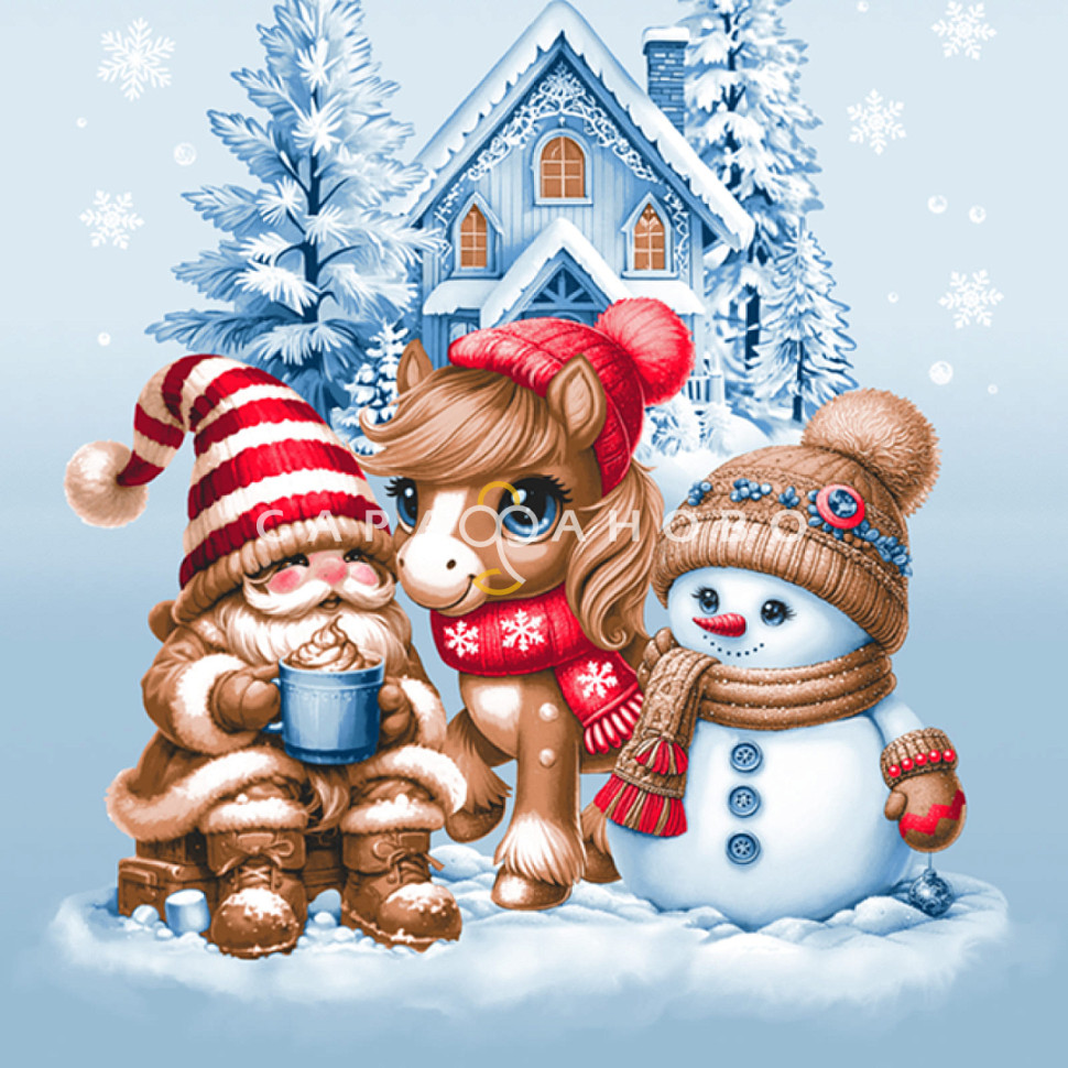 Ткань Полотно вафельное 50 см набивное арт 60 