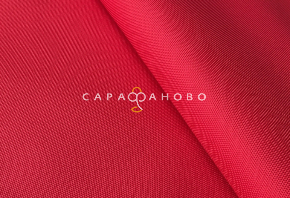 Ткан Оксфорд 600D, PU, 150 см, 210 гр, красный 6