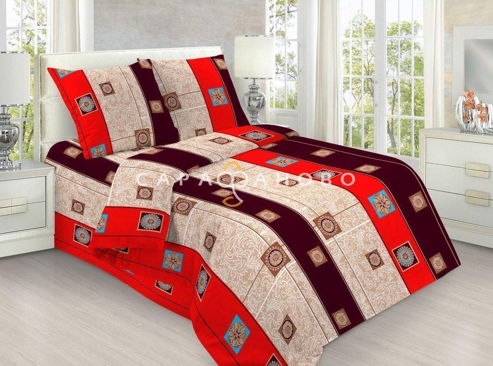 Бязь набивная 150 см 100 гр. рис 762