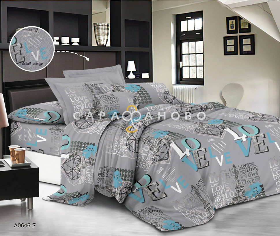 Полисатин набивной 220 см 80 гр рис 0646-7