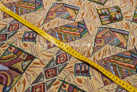 Ткань Гобелен жаккард 150 см рис JY-019