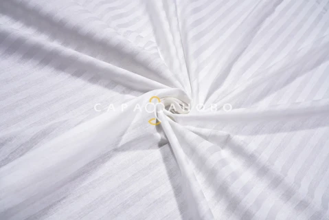 Поплин наб 220/105-007 рис 24641/1 Страйп 1*1 (матовая бель)