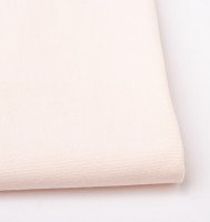 Ткань Кулирная гладь 30/1 Пенье Однотон сливки, миниатюра 1
